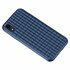 Coque de protection iPaky Waffle TPU Case compatible avec iPhone XR - Bleu