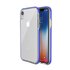 Coque de protection &agrave; bord color&eacute; compatible avec iPhone XR Case TPE TPU Back Cover - Bleu