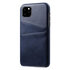 Duo Cardslot Wallet Portefeuille la coque compatible avec iPhone 11 Pro Max - Protection Bleue