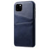 Duo Cardslot Wallet Portefeuille la coque compatible avec iPhone 11 Pro - Protection Bleu Fonc&eacute;