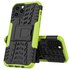 Coque TPU absorbant les chocs compatible avec iPhone 12 et &agrave; l&#039;iPhone 12 Pro - noir avec vert