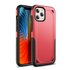 Coque Pro Armor en plastique et TPU absorbant les chocs compatible avec iPhone 12 et iPhone 12 Pro - rouge