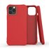 Coque souple en TPU compatible avec iPhone 12 et iPhone 12 Pro - rouge