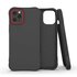 Coque souple en TPU compatible avec iPhone 12 mini - noir