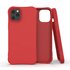 Coque souple en TPU compatible avec iPhone 12 mini - rouge