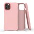 Coque souple en TPU compatible avec iPhone 12 mini - rose