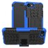 Coque standard hybride bleu noir compatible avec iPhone 7 8 SE 2020 SE 2022 housse antichoc