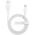 MOMAX MFi Lightning Cable 1 m&egrave;tre - C&acirc;ble de charge blanc