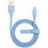 MOMAX MFi Lightning Cable 1 m&egrave;tre - C&acirc;ble de charge bleu