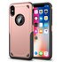 Coque Antichoc Pro Armor compatible avec iPhone X XS - Coque de protection Or Rose - Protection suppl&eacute;mentaire