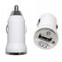 Chargeur de voiture Chargeur de voiture compatible avec iPhone iPod Car Plug adaptateur chargeur - Blanc