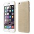 Coque rigide bross&eacute;e compatible avec iPhone 6 6s - Beige