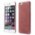 Coque rigide bross&eacute;e la coque compatible avec iPhone 6 Plus 6s Plus - Rouge