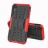 Coque hybride standard antichoc compatible avec iPhone XS Max - Rouge