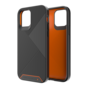 Coque Gear4 Battersea D3O compatible avec iPhone 12 et iPhone 12 Pro - noir avec orange