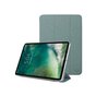 Xqisit Housse en TPU en tissu enduit compatible avec iPad 10.2 (2019 2020 2021) - verte