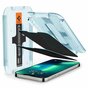 Spigen Privacy Glass With Mounting Frame 2 pack compatible avec iPhone 13 Pro et iPhone 13 - verre tremp&eacute;