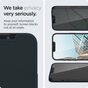 Spigen Privacy Glass With Mounting Frame 2 pack compatible avec iPhone 13 Pro Max - verre tremp&eacute;