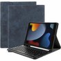 Coque Just in Case Vintage Bluetooth Keyboard Cover AZERTY pour iPad 10,2 pouces - bleu