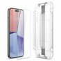 Spigen Glass Mounting Frame EZ FIT 2 Pack AGL06903 Protecteur d&#039;&eacute;cran compatible avec iPhone 15 - Transparent