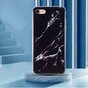 Coque TPU Marbre compatible avec iPhone 7 8 SE 2020 SE 2022 - Marbre - Noir