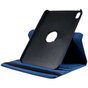 Biblioth&egrave;que rotative &agrave; 360&deg; Housse en cuir v&eacute;g&eacute;talien compatible avec iPad 10e gen 10.9 inch 2022 - bleu