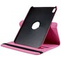 Biblioth&egrave;que rotative &agrave; 360&deg; Housse en cuir v&eacute;g&eacute;talien compatible avec iPad 10e gen 10.9 inch 2022 - rose