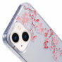 Coque en TPU Zen Blossom Flower Branches Nature Papillons compatible avec iPhone 13 - transparente