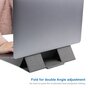 Support De Conception Pliable De Support D&#039;ordinateur Portable Magn&eacute;tique Pliable L&eacute;ger - Gris