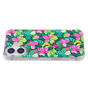 Coque en TPU avec feuilles et fleurs tropicales avec coins renforc&eacute;s compatible avec iPhone 16