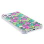 Coque en TPU avec feuilles et fleurs tropicales avec coins renforc&eacute;s compatible avec iPhone 16 Pro