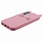 Coque en silicone chat mignon compatible avec iPhone 16 Plus - rose