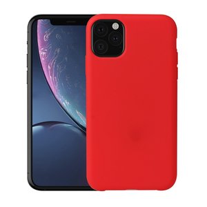Coque En Tpu Soft Silky Iphone 11 Red Case Rouge